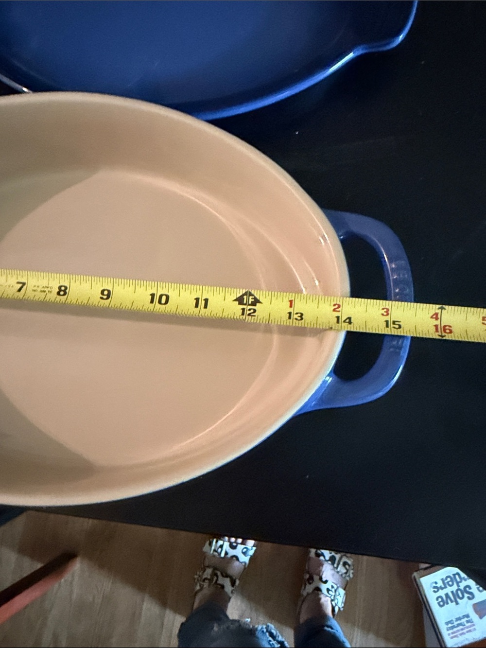 Le Creuset indigo 2 Piece Casserole - Picture 10 of 12